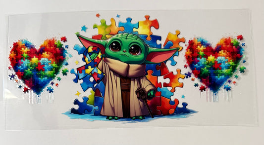 Autism Awareness Wrap- Baby Alien