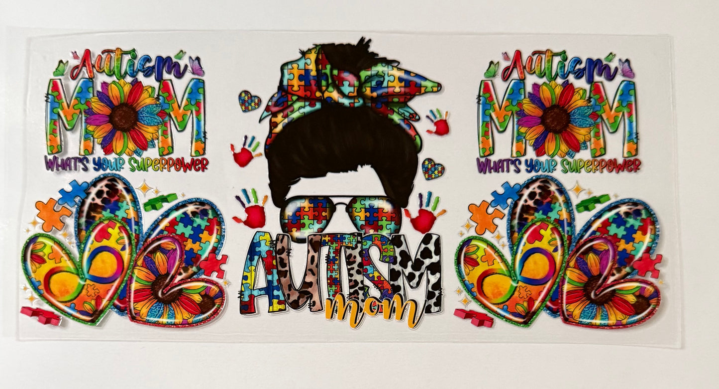 Autism Awareness Wrap- Autism Mom