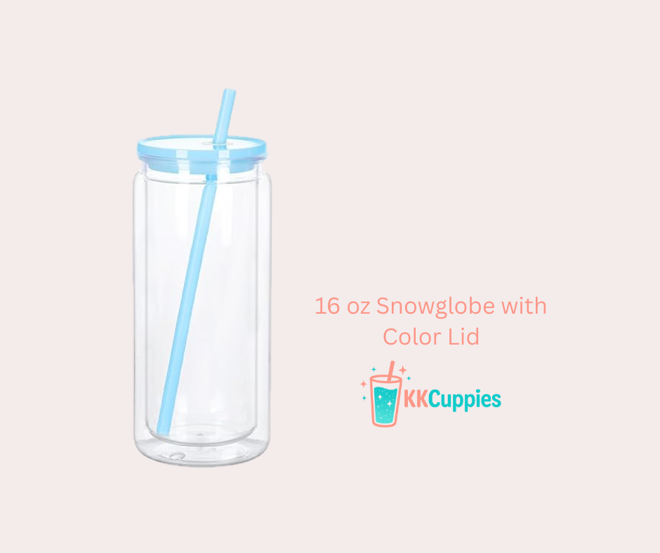 16 oz Custom Acrylic Snowglobe Builder