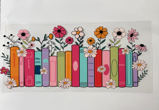 Floral Books Wrap