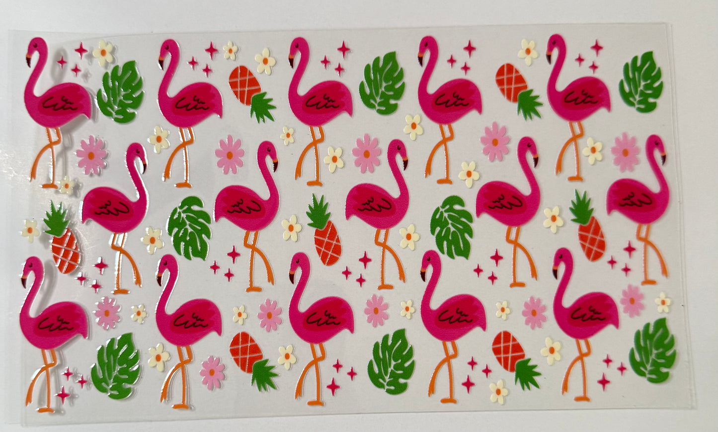 Flamingos Pineapples Tropical Wrap