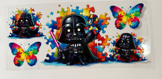 Darth Vader Autism Awareness Wrap