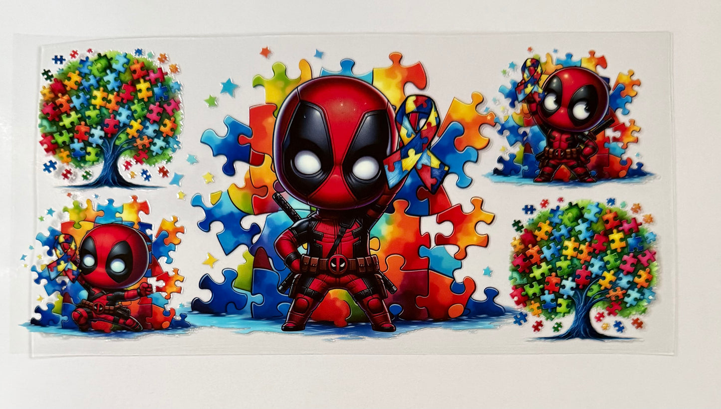 Autism Awareness Wrap- Pool Guy