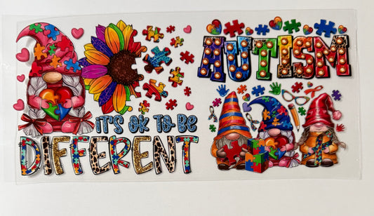 Autism Awareness Wrap- Ok to be Different