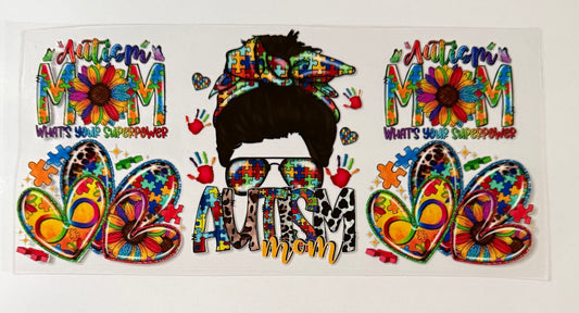 Autism Awareness Wrap- Autism Mom