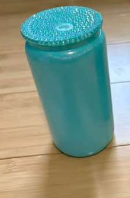 Bling Lid Teal Libbey Cup
