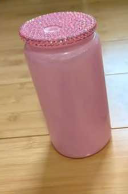 Bling Lid Pink Libbey Cup